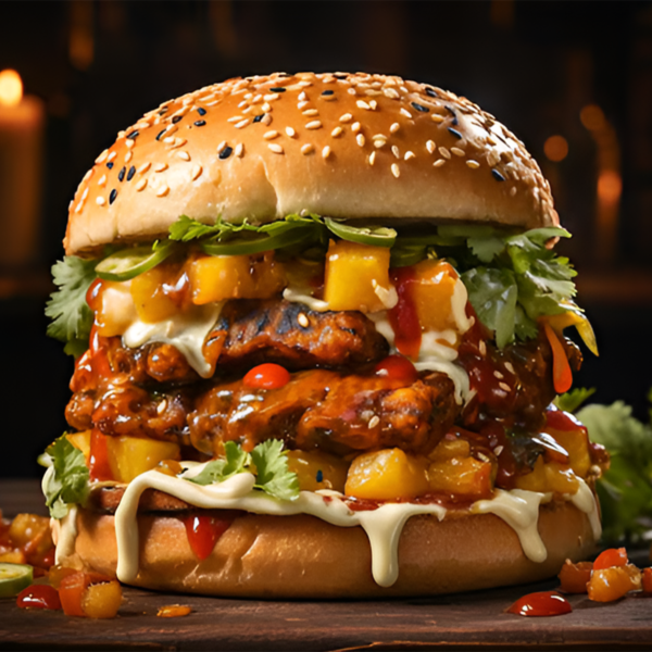 Spicy Paneer Burger